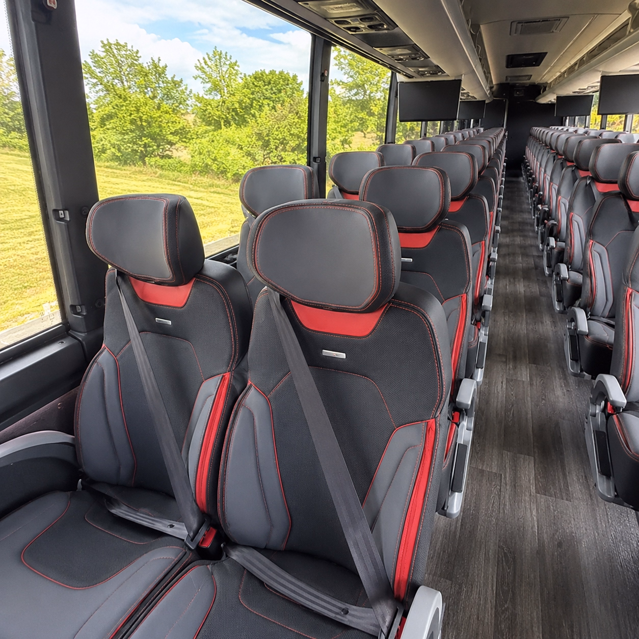 move large wedding guest groups comfortably on a charter bus in maple grove