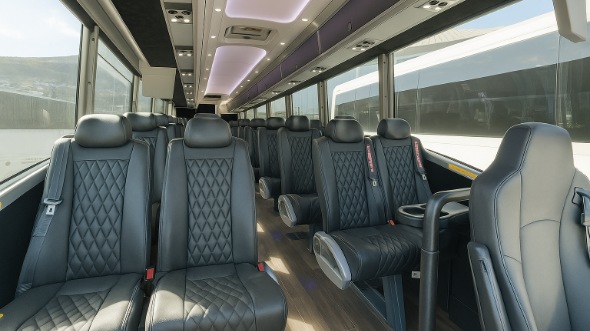 maple grove 15 passenger minibus inside
