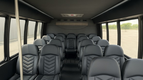 maple grove 18 passenger minibus inside