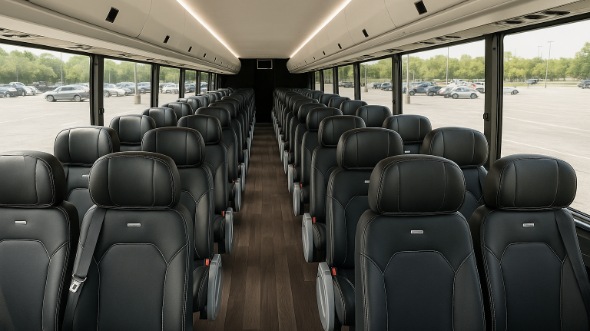 maple grove 28 passenger minibus inside