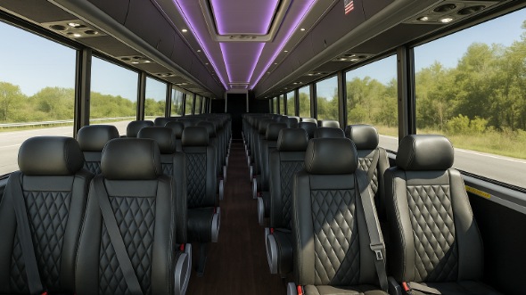 maple grove 35 passenger minibus interior